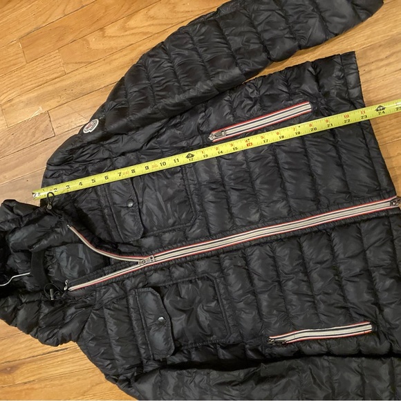 Moncler Douret Short Down Jacket Black Goose Down Puffer Authentic Hooded - Picture 13 of 15